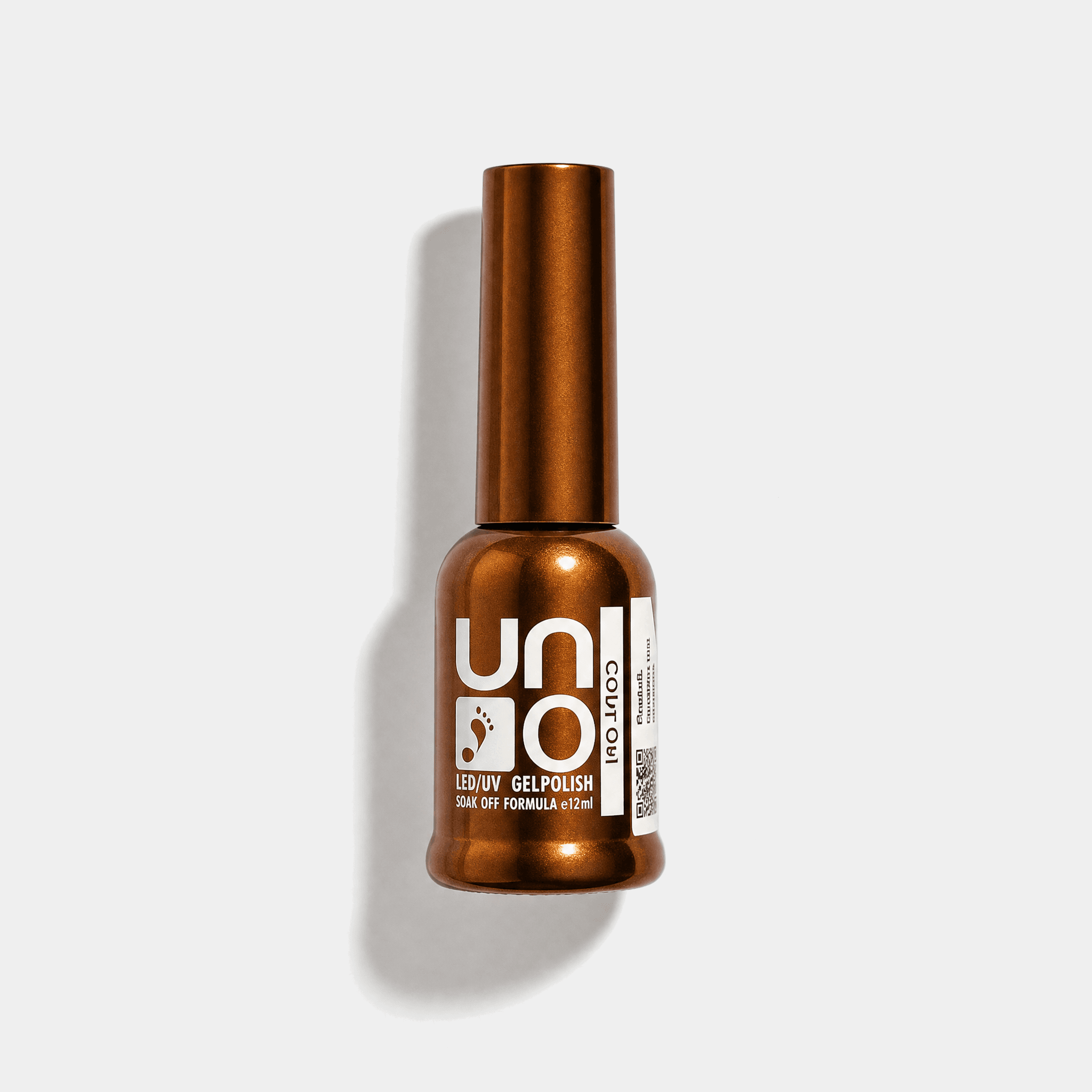 Qnail Professional UNO LED/UV Gel Polish – Bronz Kalıcı Oje 12 ml